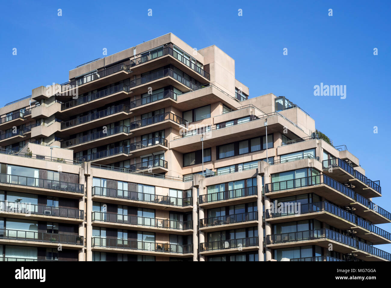 Modern apartments flats property hires stock photography and images