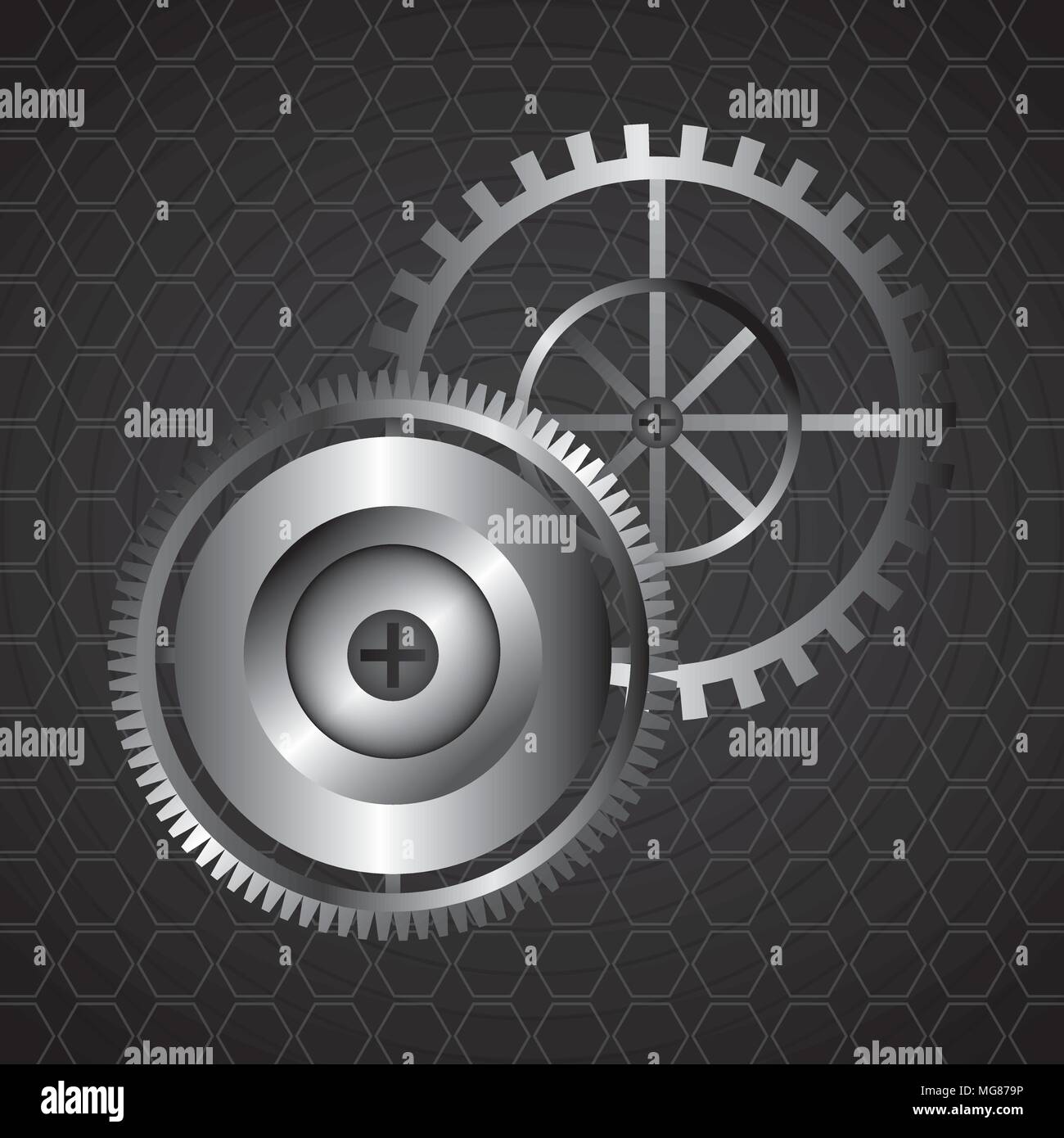 gears and cogs design, vector illustration eps10 graphic Stock Vector ...