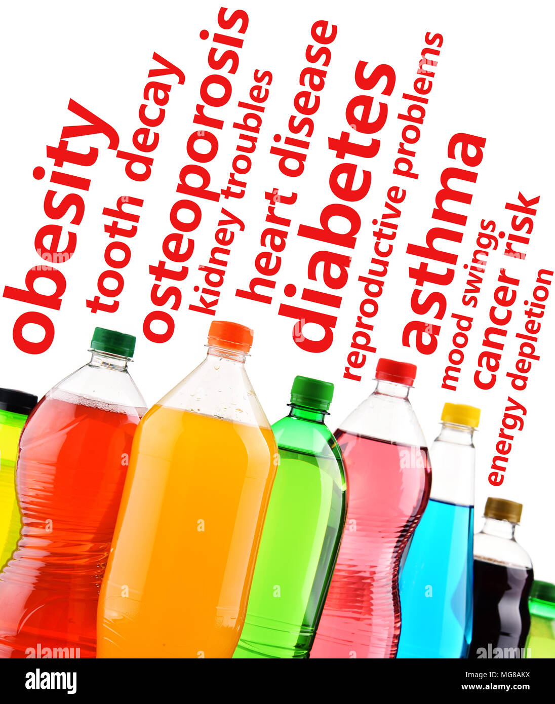 Warning against the dangerous effects of soft drinks on human health