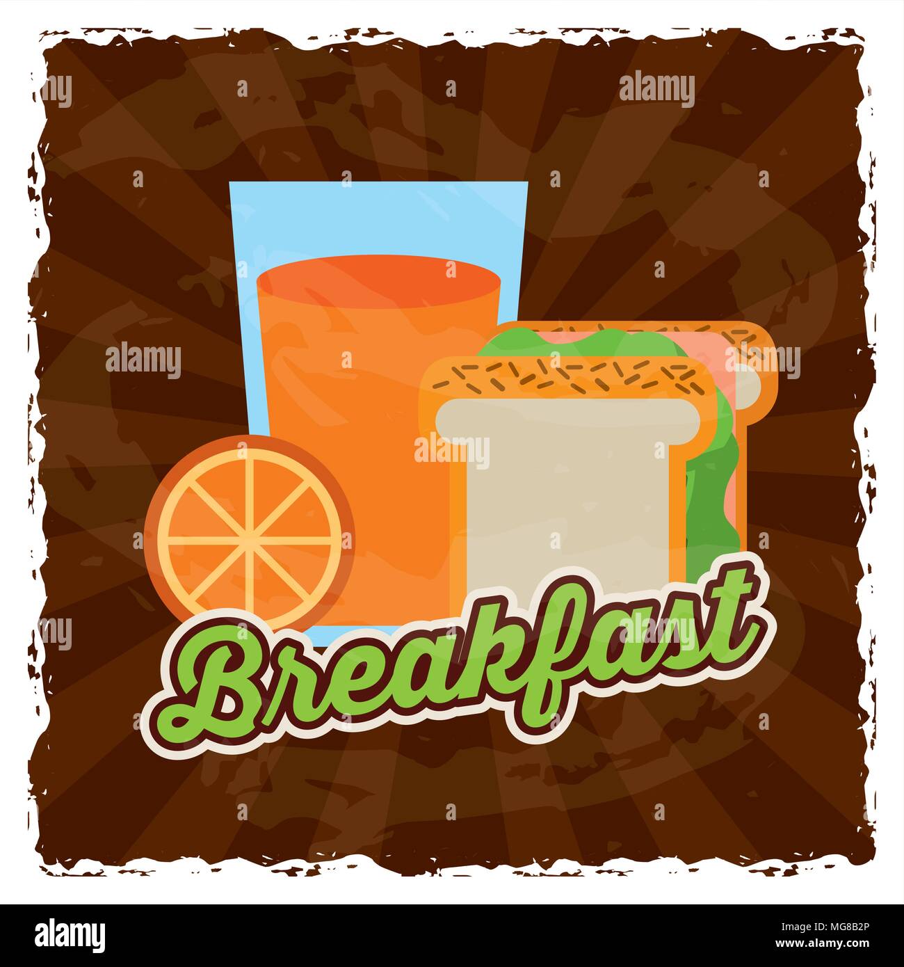 delicious breakfast design, vector illustration eps10 graphic Stock ...