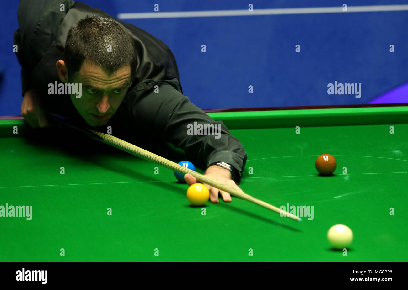 Ronnie o sullivan 2018 uk championship hi res stock photography