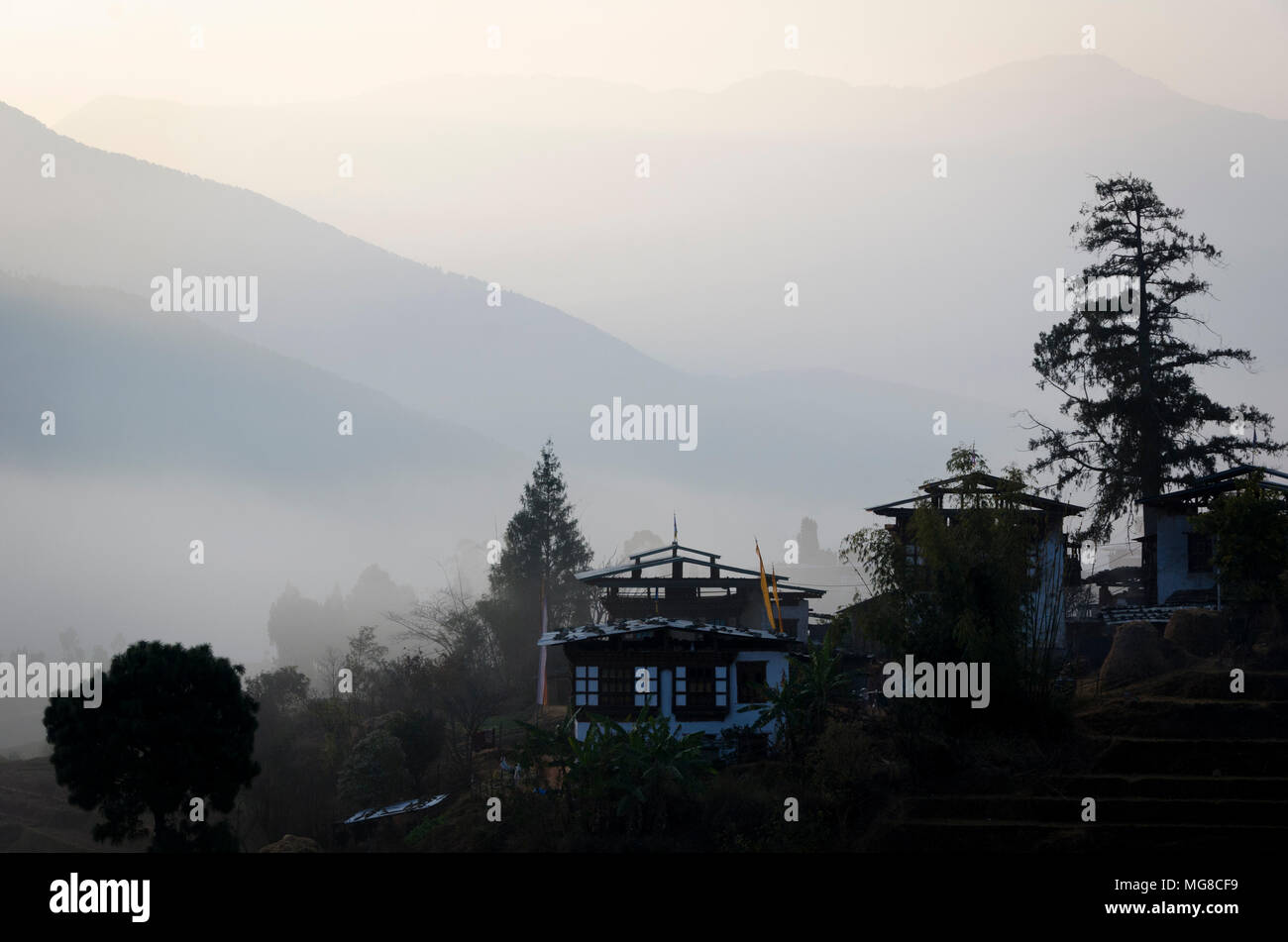 Bhutan sunrise hi-res stock photography and images - Alamy