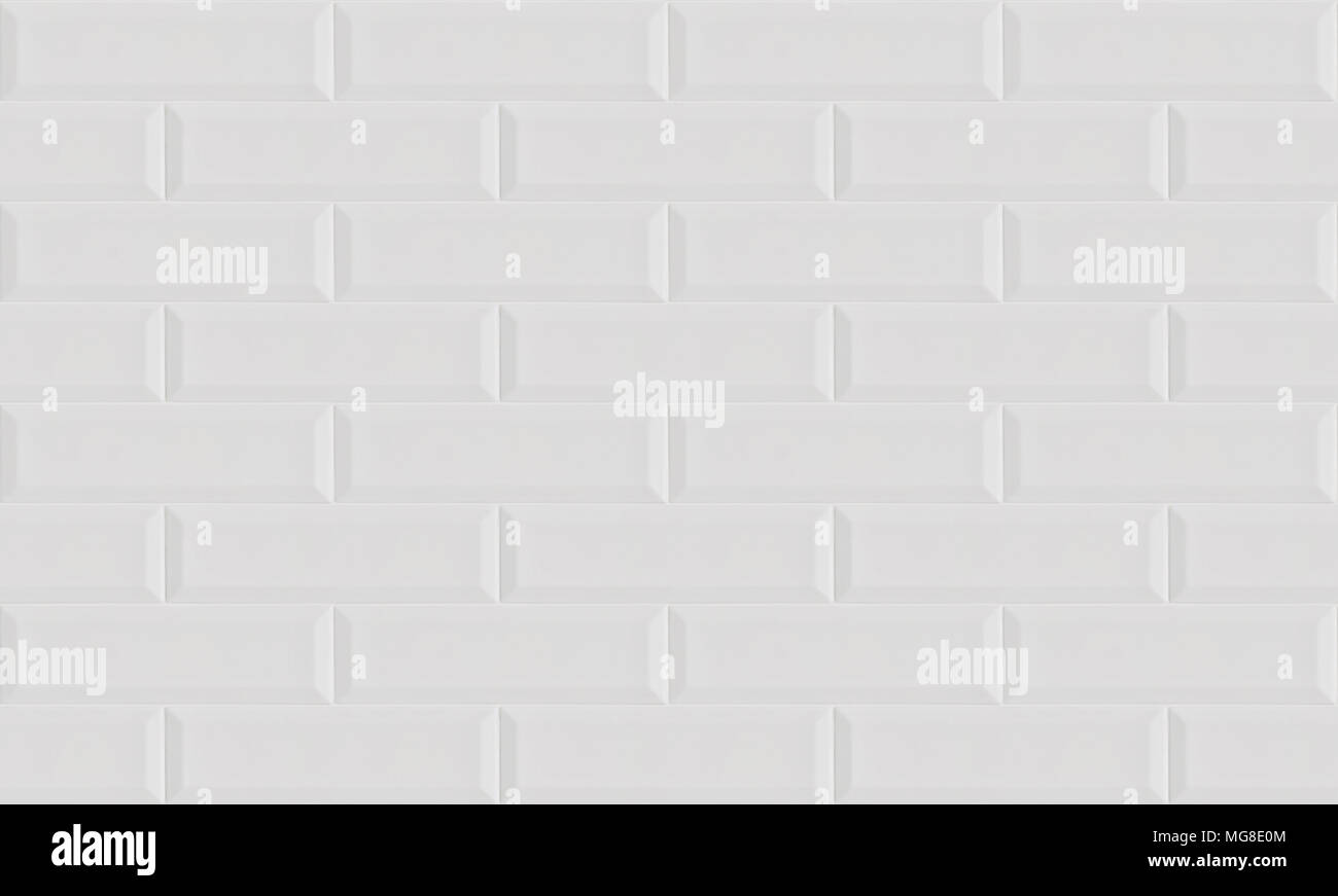 White Ceramic Brick Tile Wall Background Seamless Pattern Stock Photo Alamy