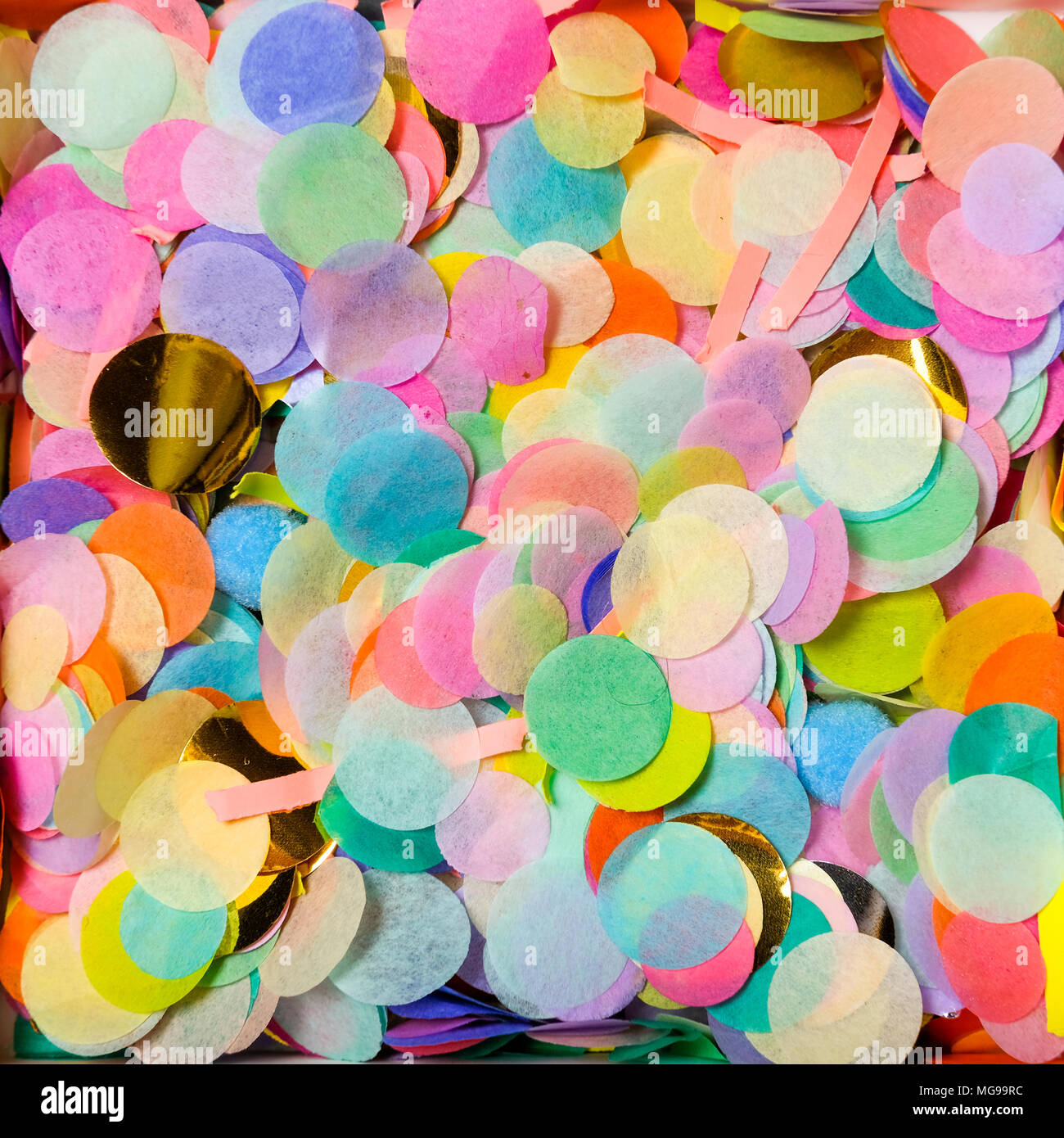 Colorful confetti texture as background Stock Photo Alamy