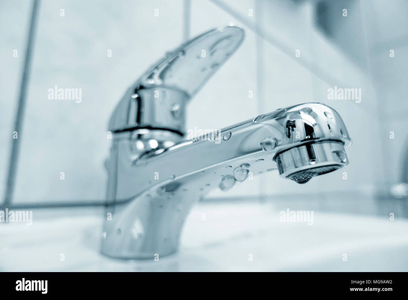 Bath shower mixer tap Stock Photo - Alamy
