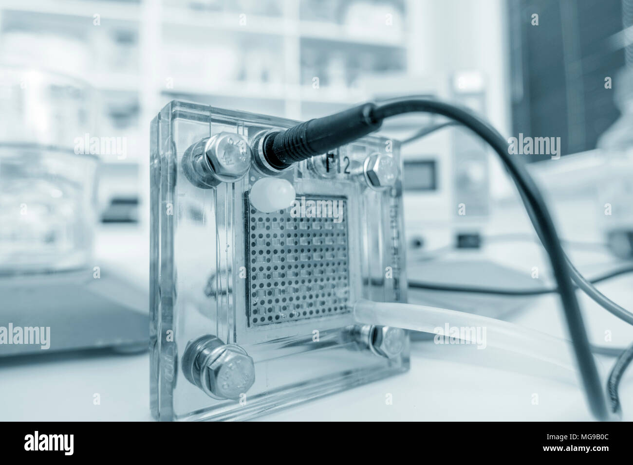 Hydrogen fuel cell Stock Photo Alamy