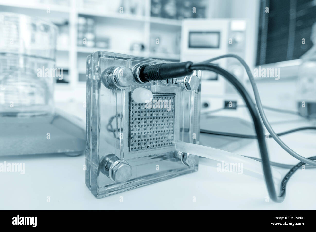 Hydrogen fuel cell Stock Photo Alamy