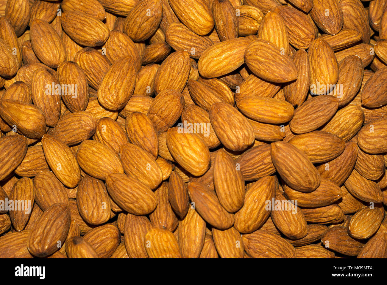 background peeled almond kernels closeup Stock Photo Alamy