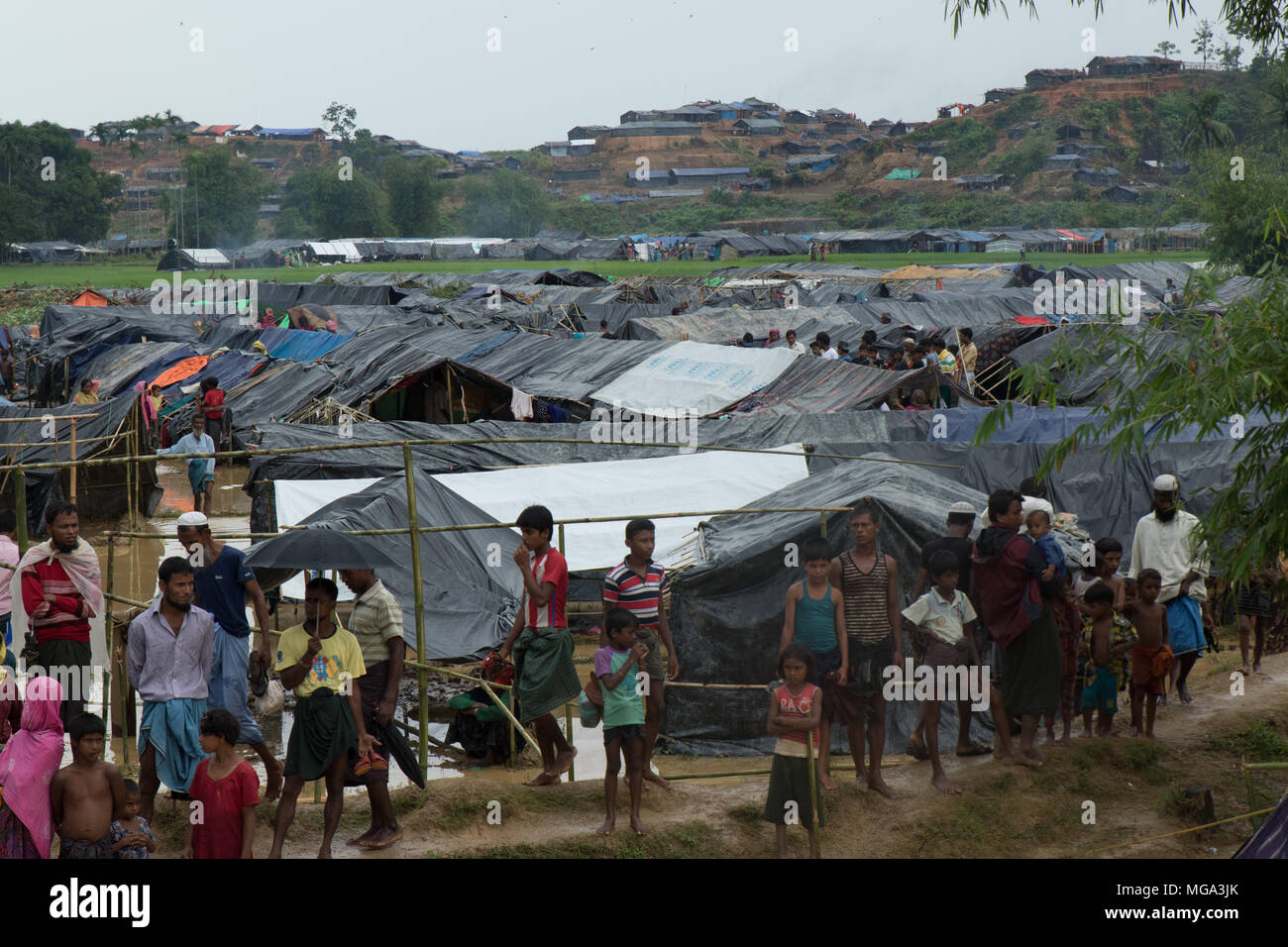 The Rohingya Refugee Crisis In Bangladesh Stock Photo - Alamy