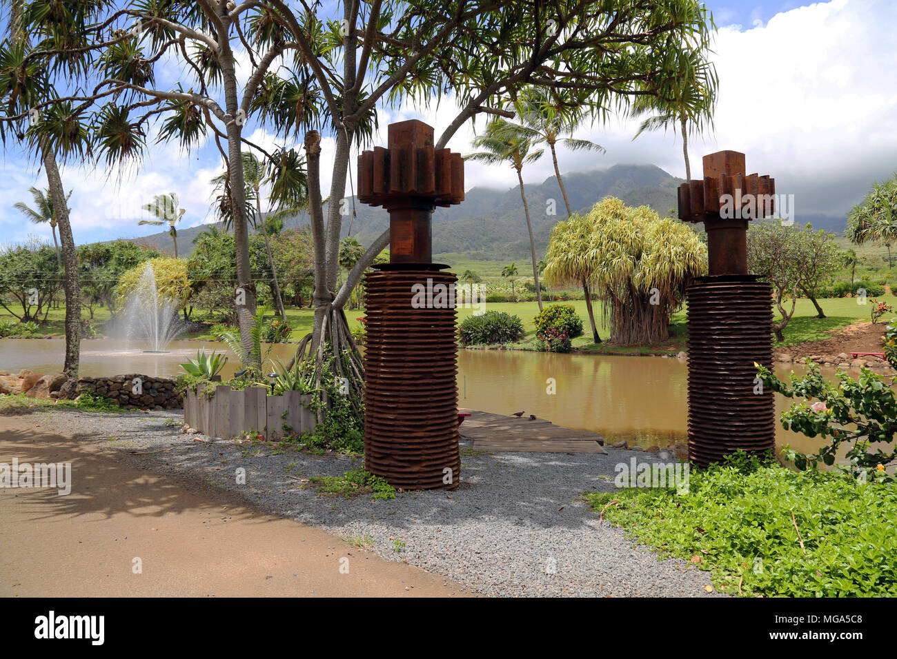 Maui Tropical Plantation, Maui Stock Photo Alamy