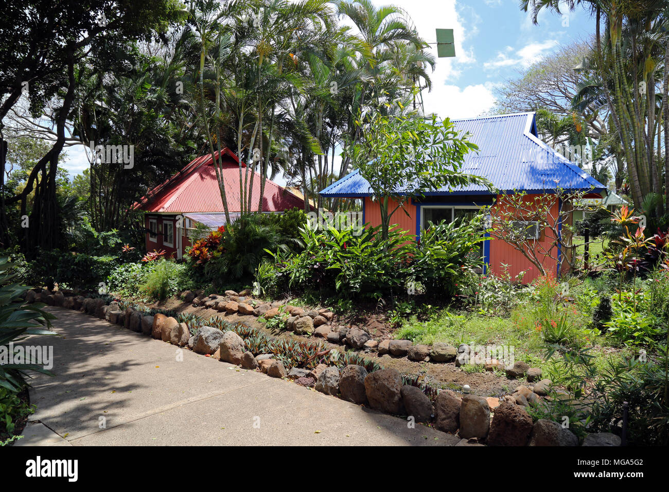Maui Tropical Plantation, Maui Stock Photo Alamy