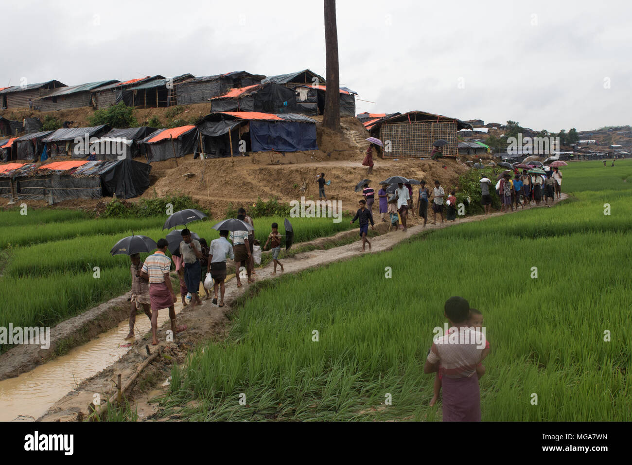 The Rohingya Refugee Crisis In Bangladesh Stock Photo - Alamy