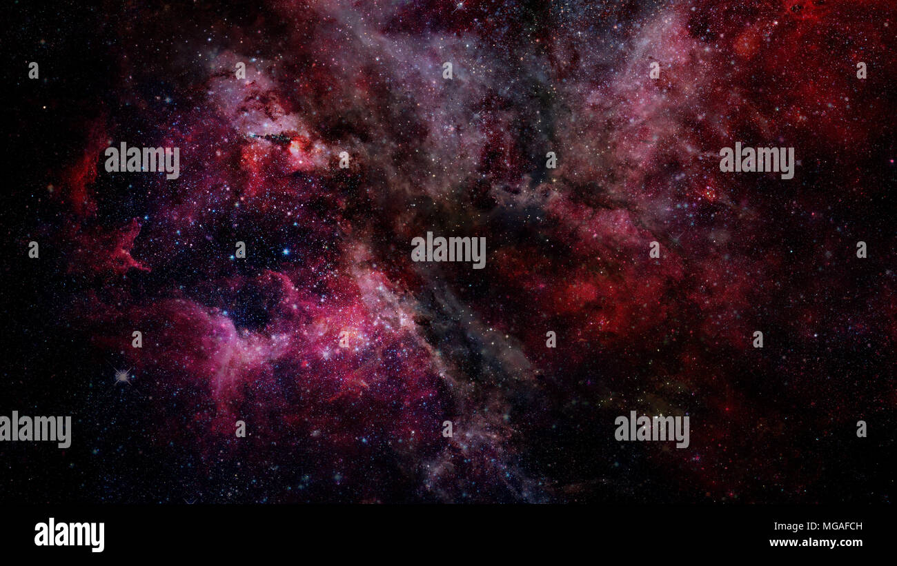 Night sky with stars and nebula. Elements of this image furnished by ...