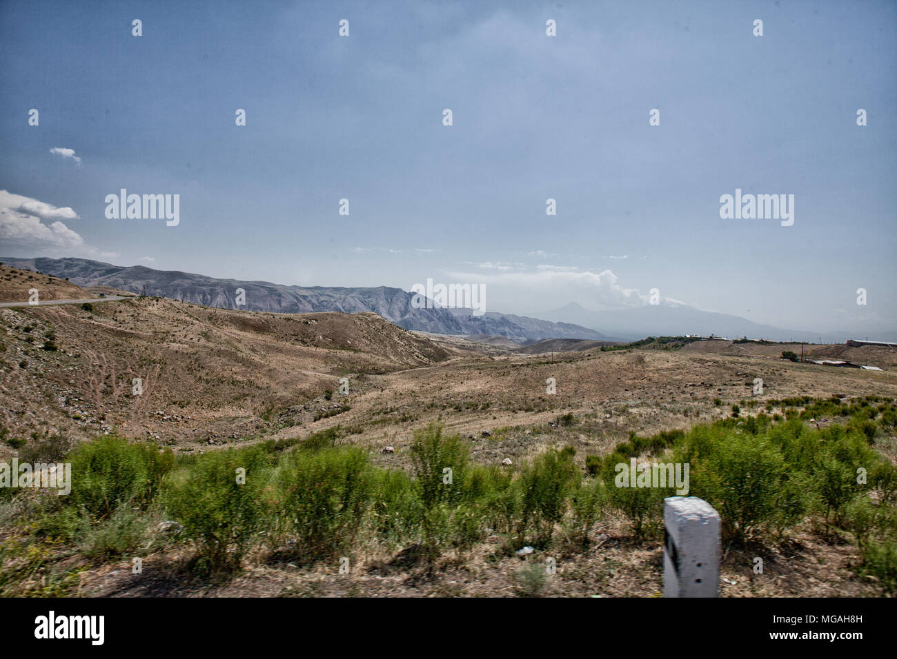 Nature in Armenia sky, travel, landscape, background, tourism, mountain, panorama Stock Photo