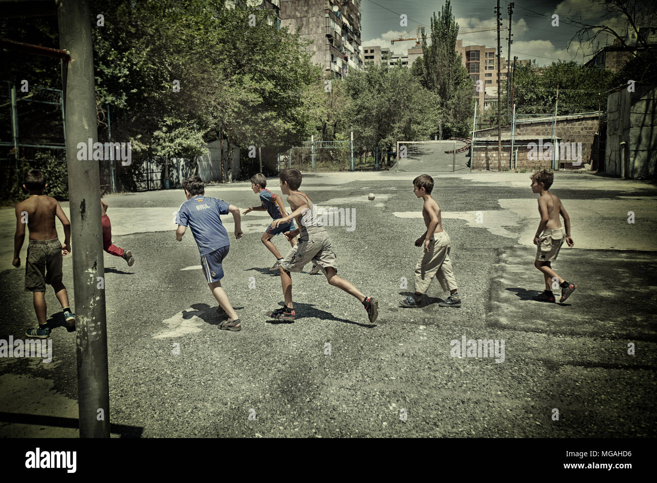 Boys football in Armenia soccer, boy, ball, game, football, kid, play,  child, sport, goal, active, competition, fun, green, team, action, grass  Stock Photo - Alamy