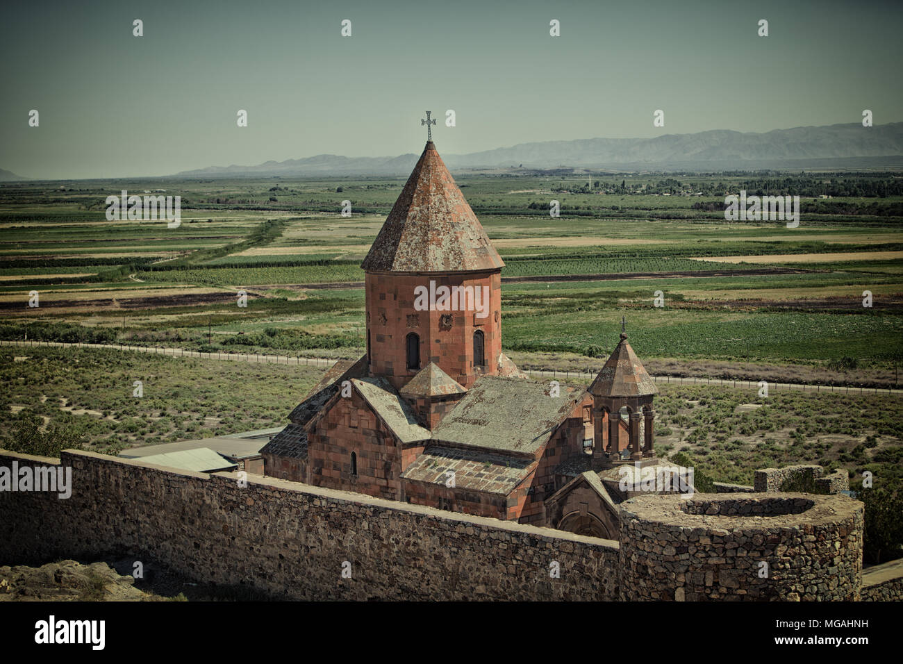 Armenia ancient church architecture monastery culture temple cathedral Stock Photo