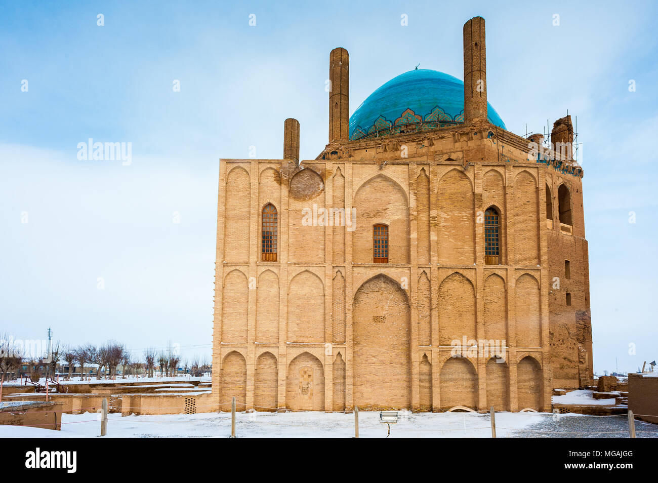 Soltaniyeh, Soltaniyeh District of Abhar County, Zanjan Province, Iran. UNESCO World Heritage Stock Photo