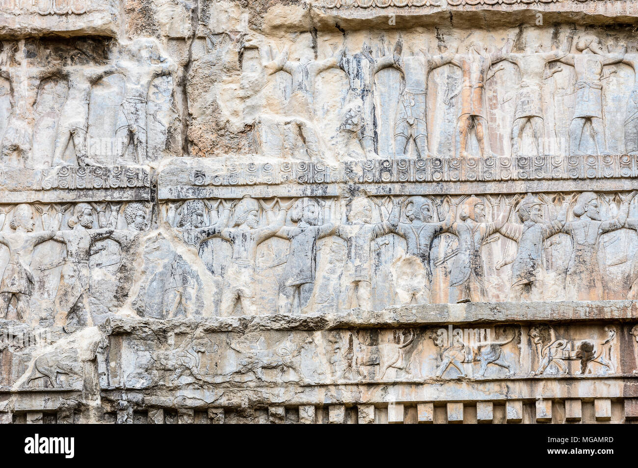 Ancient ruins of Persepolis, the ceremonial capital of the Achaemenid ...