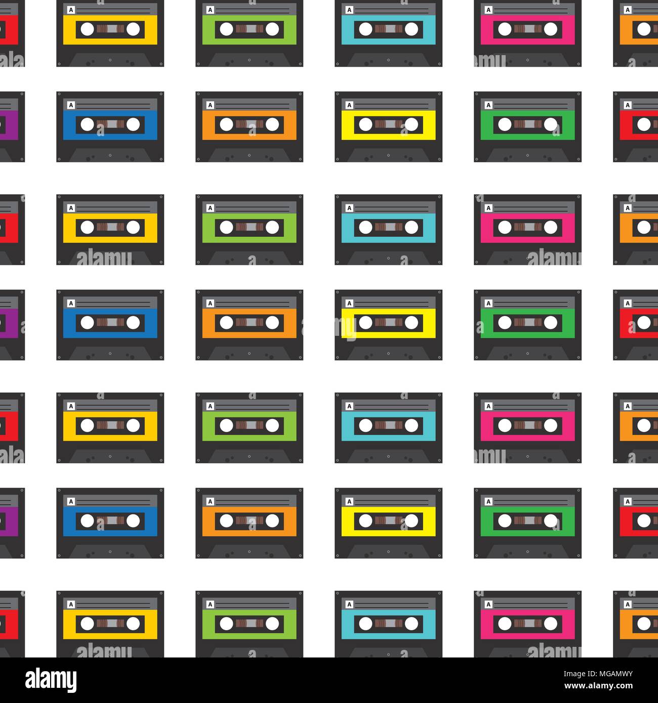 cassette icon design, vector illustration eps10 graphic Stock Vector