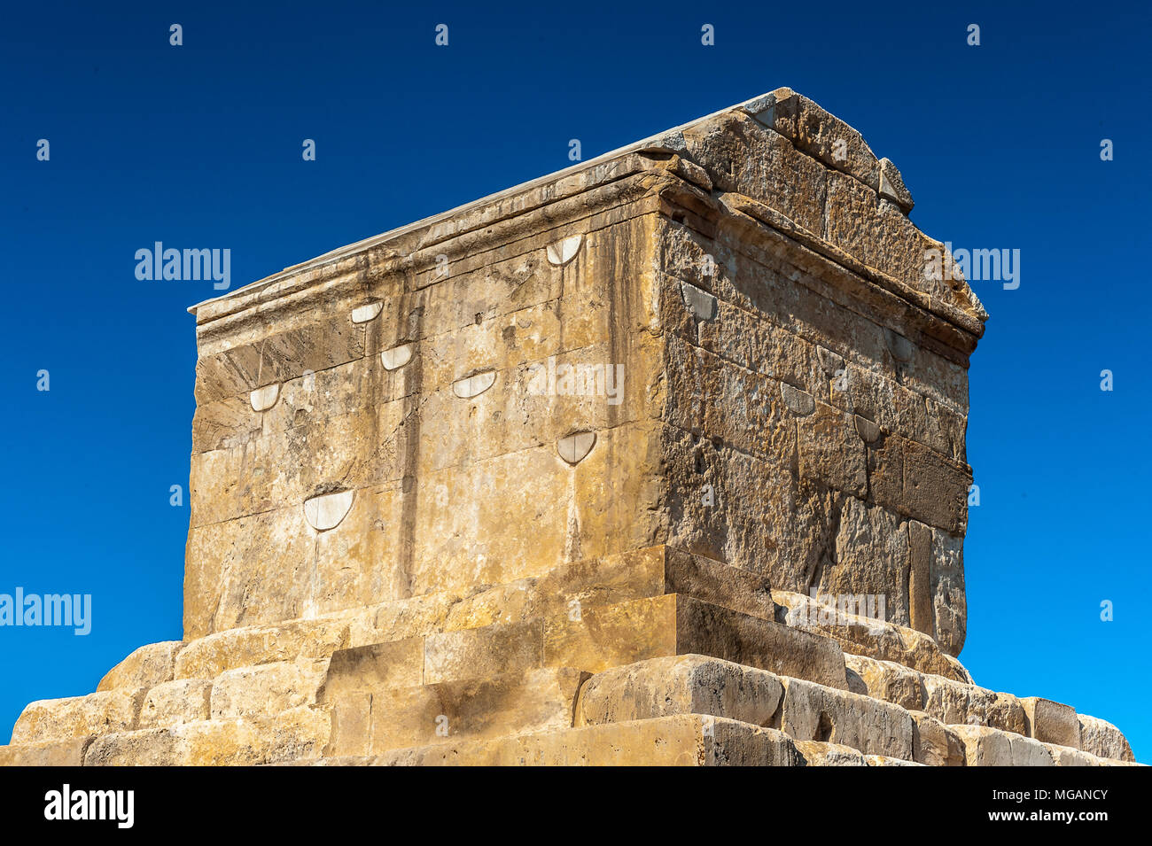 Tomb of Cyrus the Great, the burial place of Cyrus the Great of Persia. Pasargadae, UNESCO World