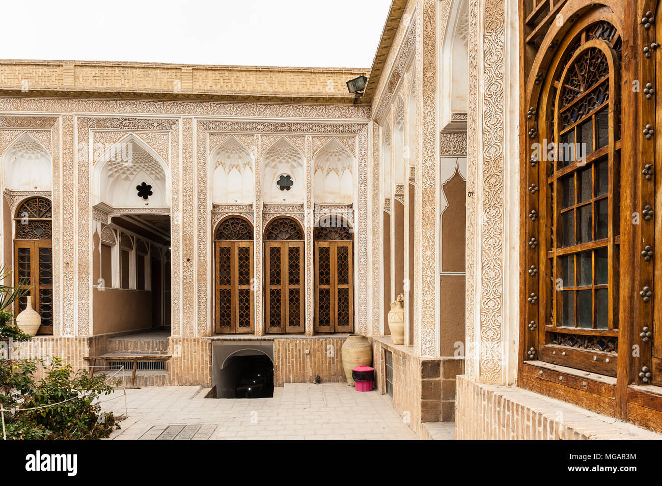 Interior of the Yazd Water museum, Iran Stock Photo