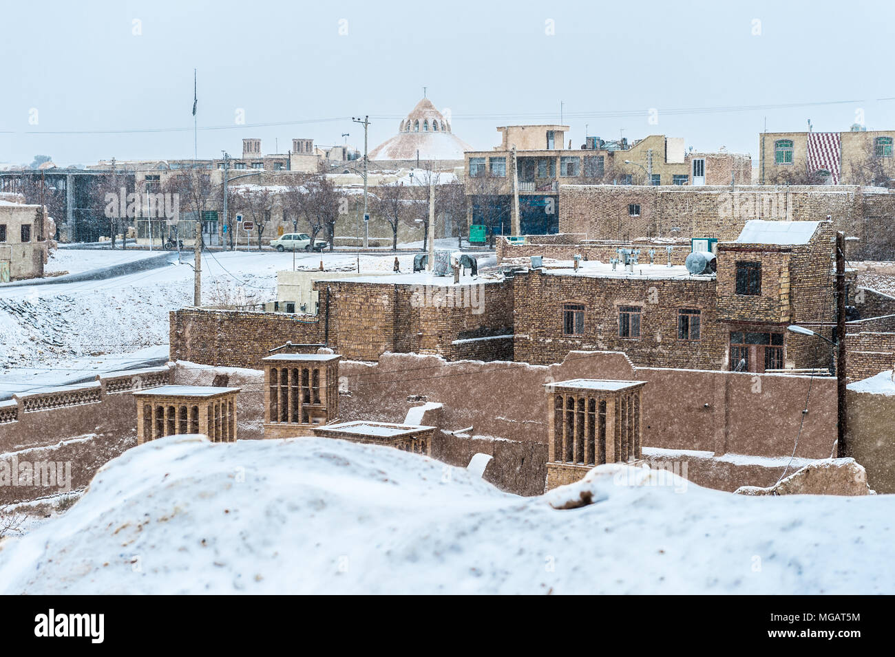 Winter in Naein, Iran Stock Photo Alamy