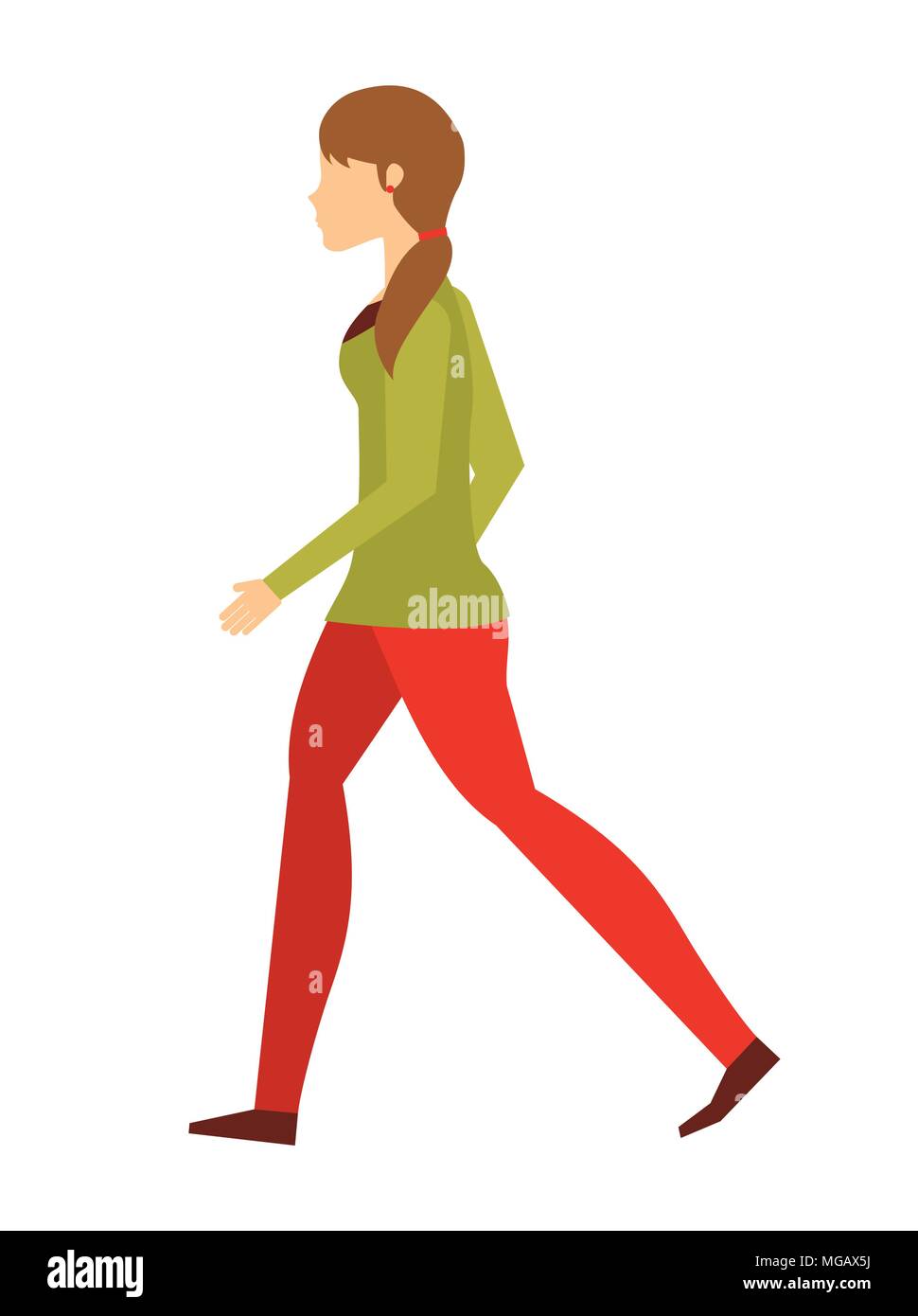 people walking design, vector illustration eps10 graphic Stock Vector ...