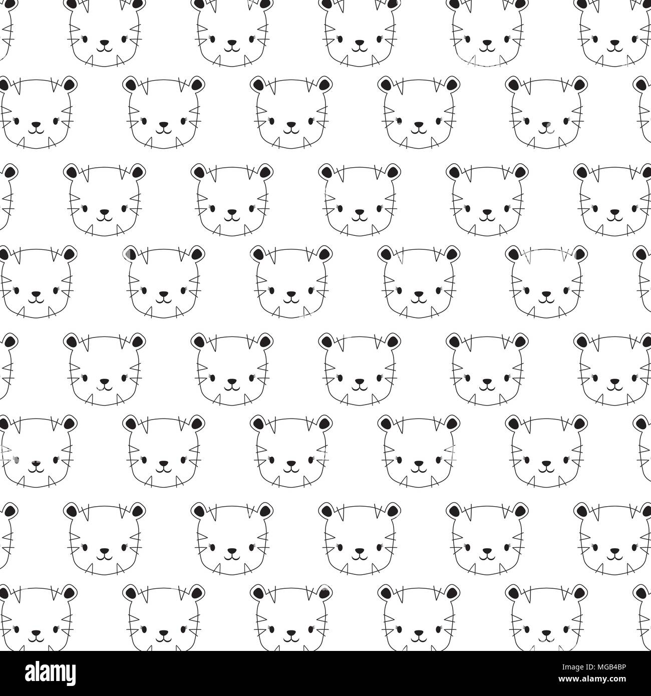 Tiger Cartoon Free Vector Art 809 Free Downloads