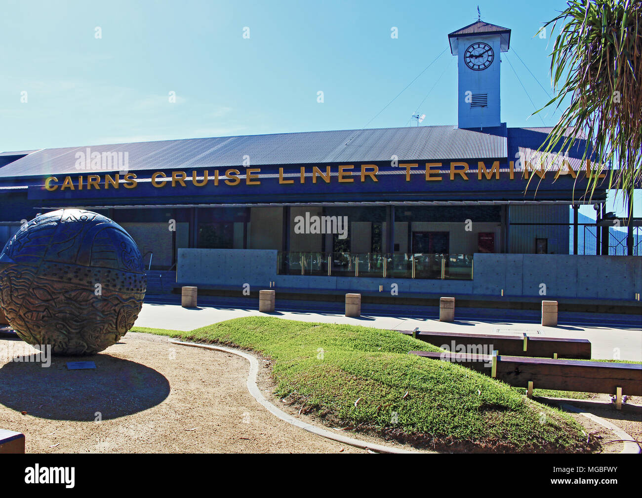 Cairns Cruise Liner Terminal frontage in Cairns Port wharf precinct Stock  Photo - Alamy