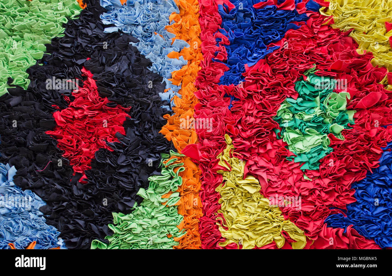 Colored carpet Stock Photo