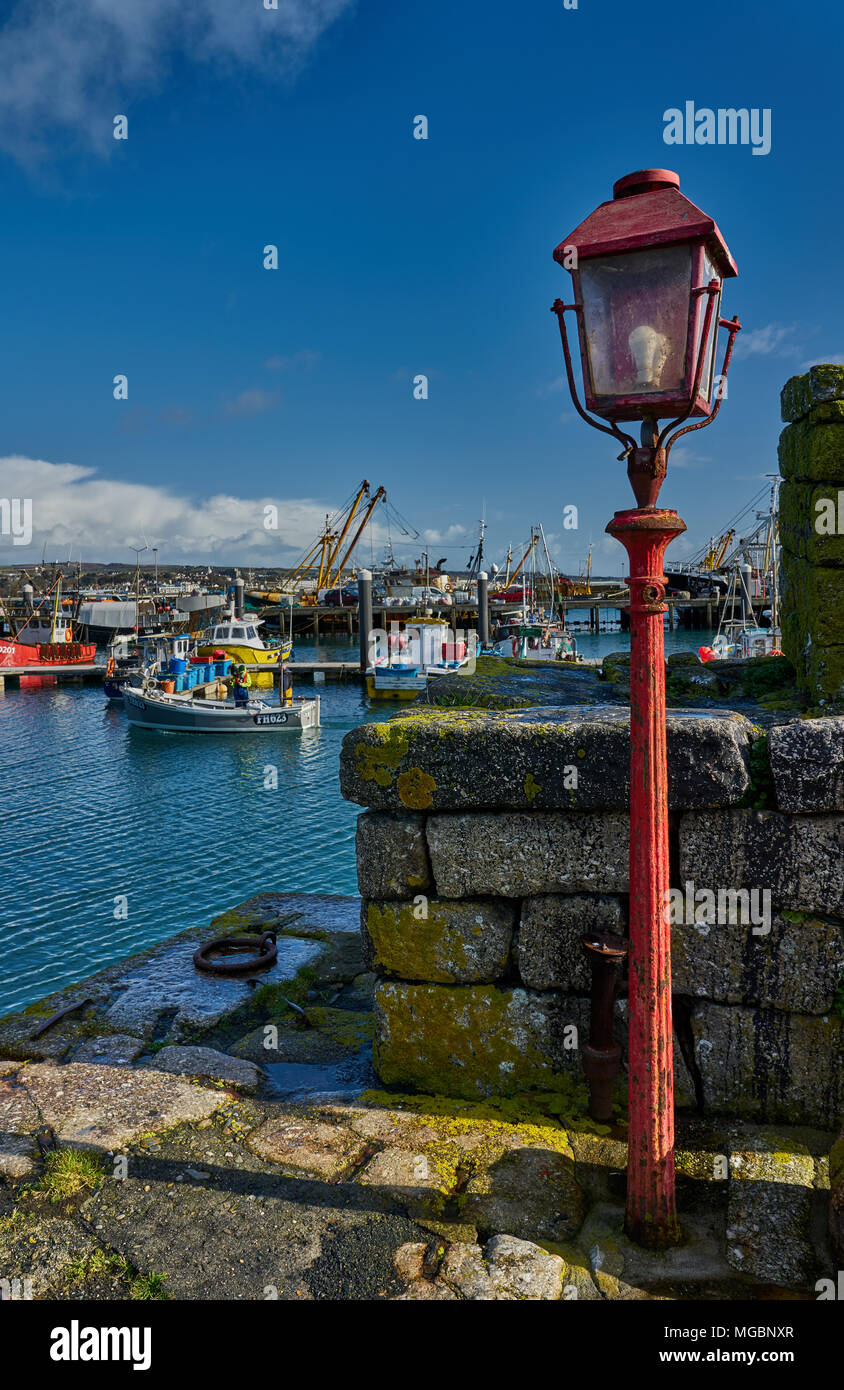 Newlyn Harbour. Near Penzance, Cornwall Stock Photo Alamy