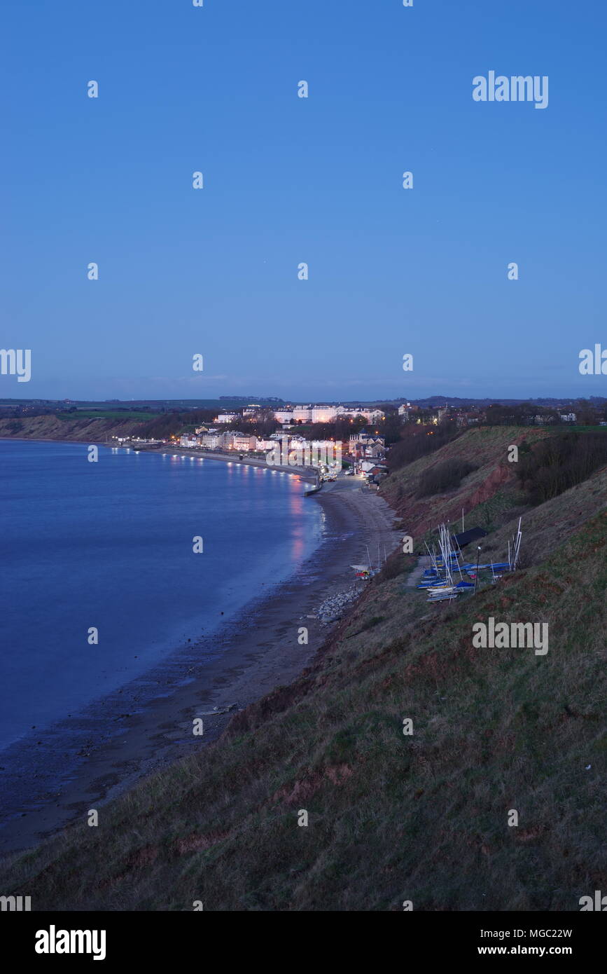 Filey, seaside resort, North Yorkshire, UK at sunrise Stock Photo - Alamy