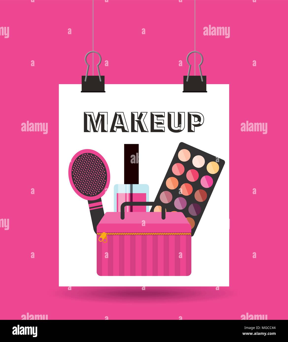makeover female design, vector illustration eps10 graphic Stock Vector