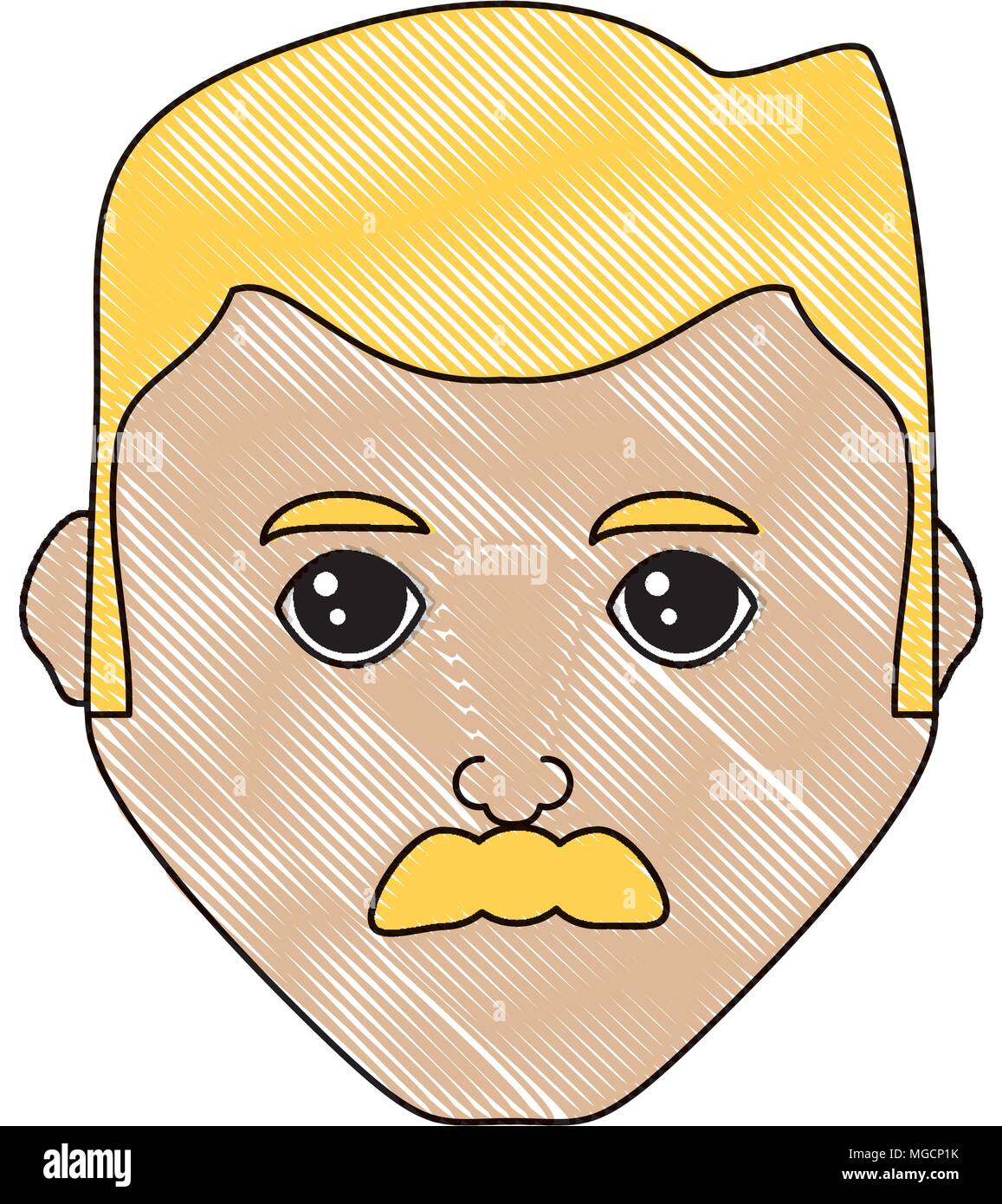 Cartoon Man Mustache Stock Photos & Cartoon Man Mustache Stock Images