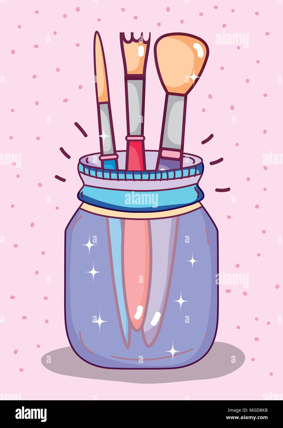Do it yourself crafts concept Stock Vector