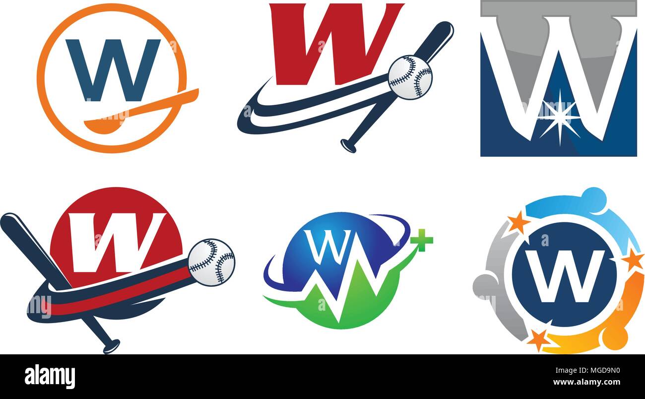 Letter w signal logo vector vectors hi-res stock photography and images ...