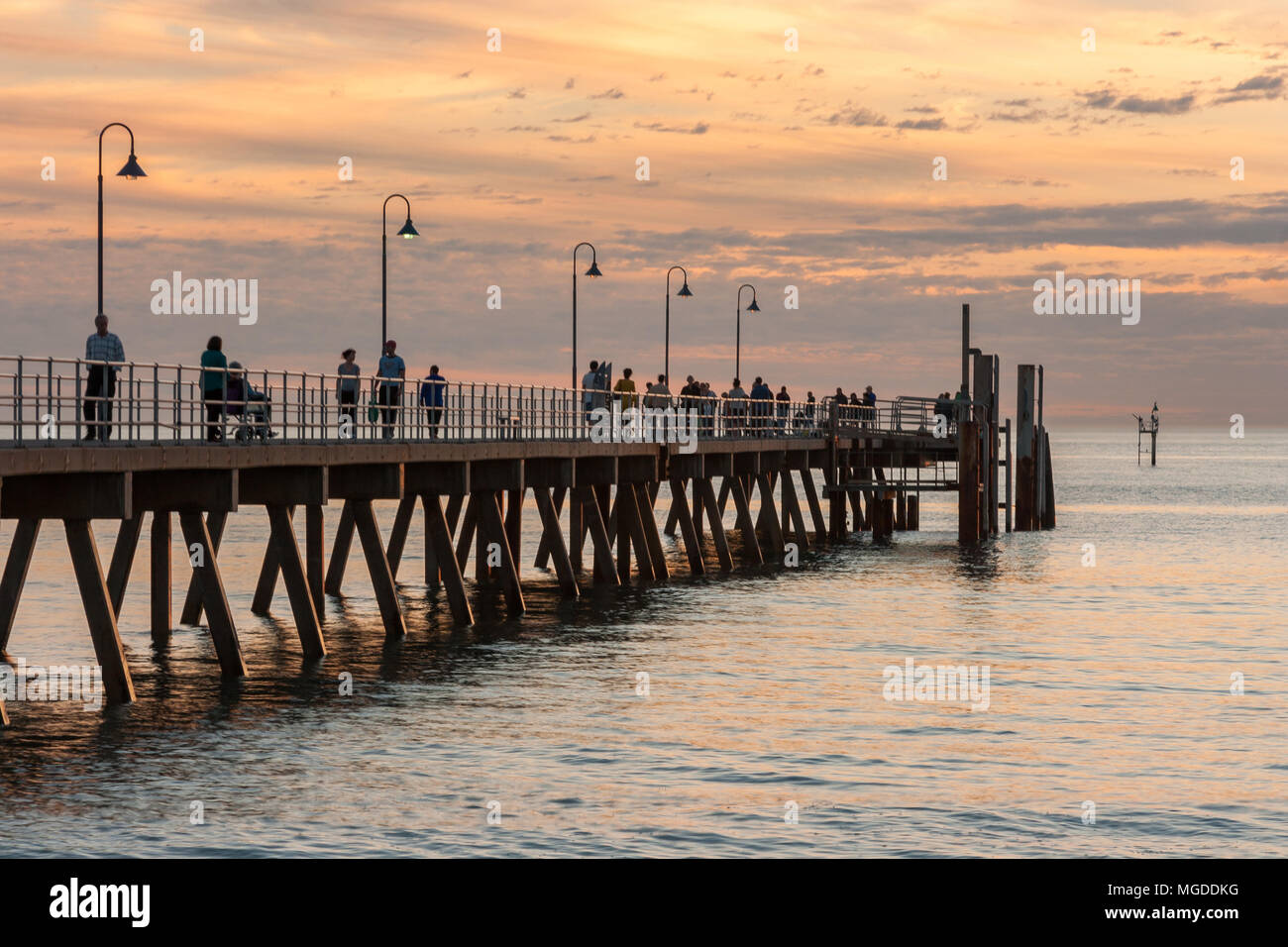 Glenelg beach tram hi-res stock photography and images - Alamy