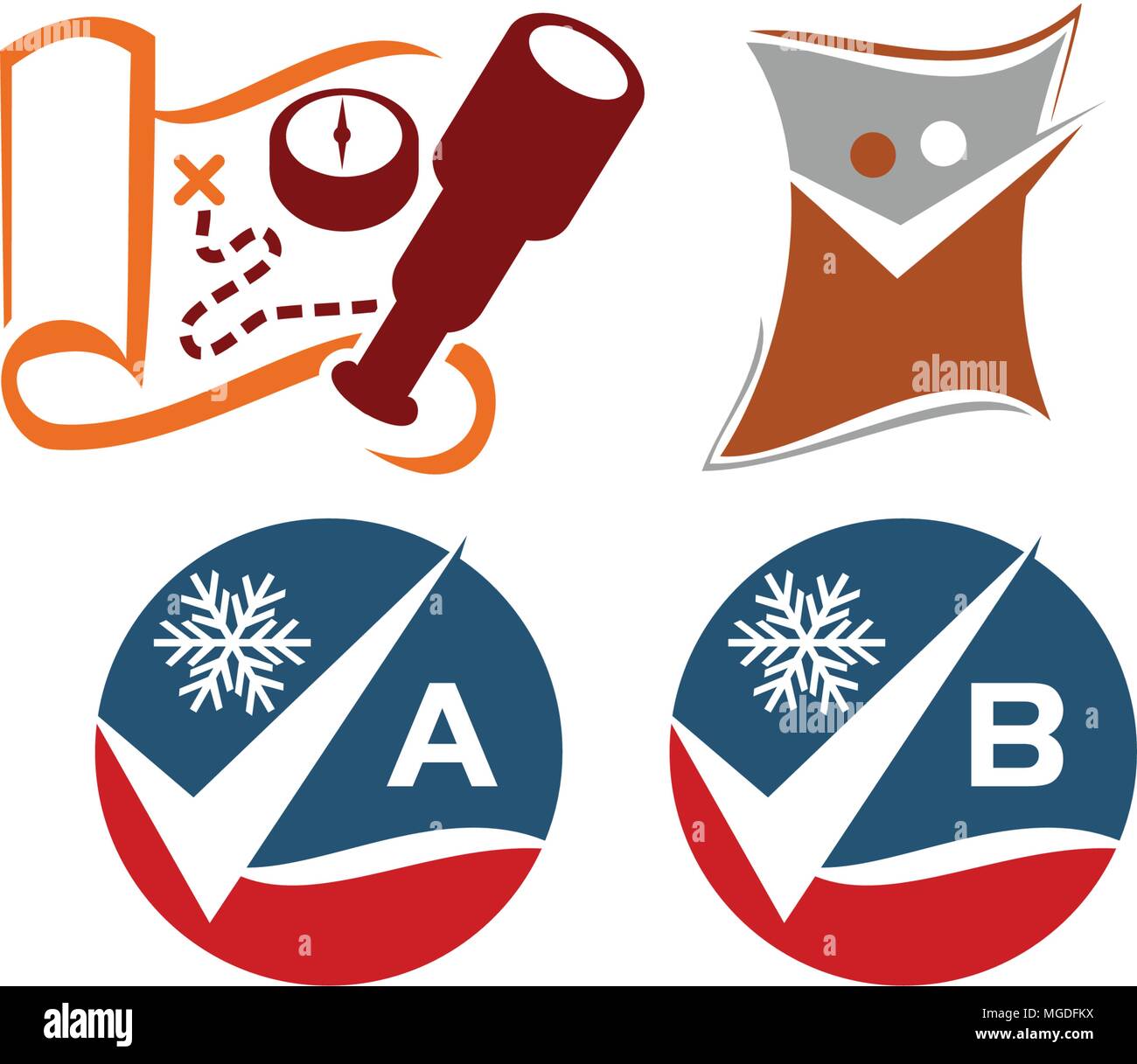 Logo Vector Template Set Stock Vector Image & Art - Alamy
