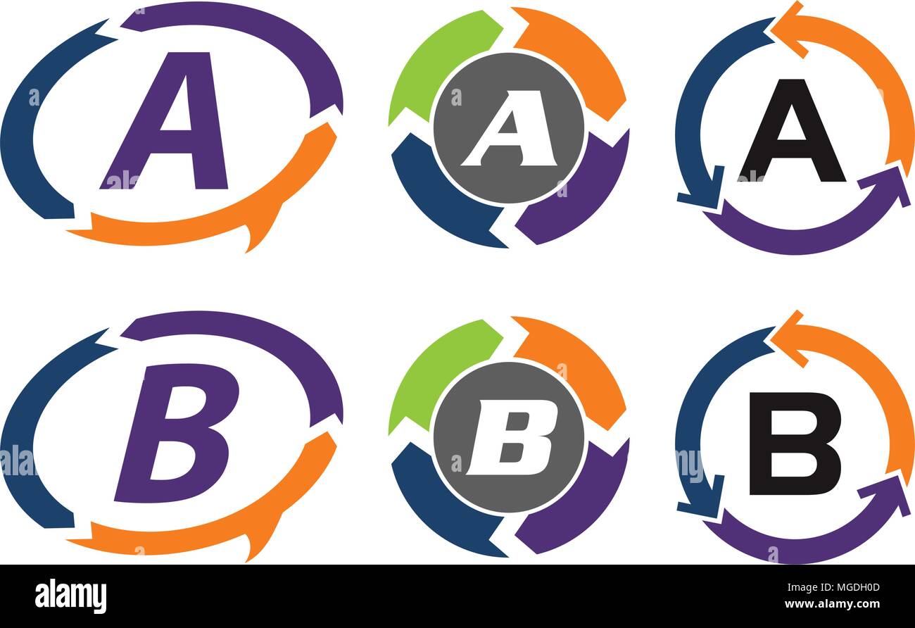 Initial Distribution Vector Distribution b Stock Vector Images - Alamy