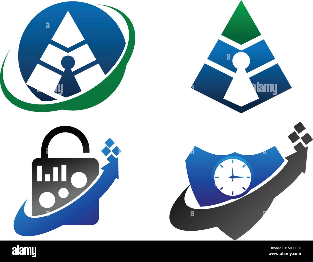 Protection Design Template Set Stock Vector Image & Art Alamy