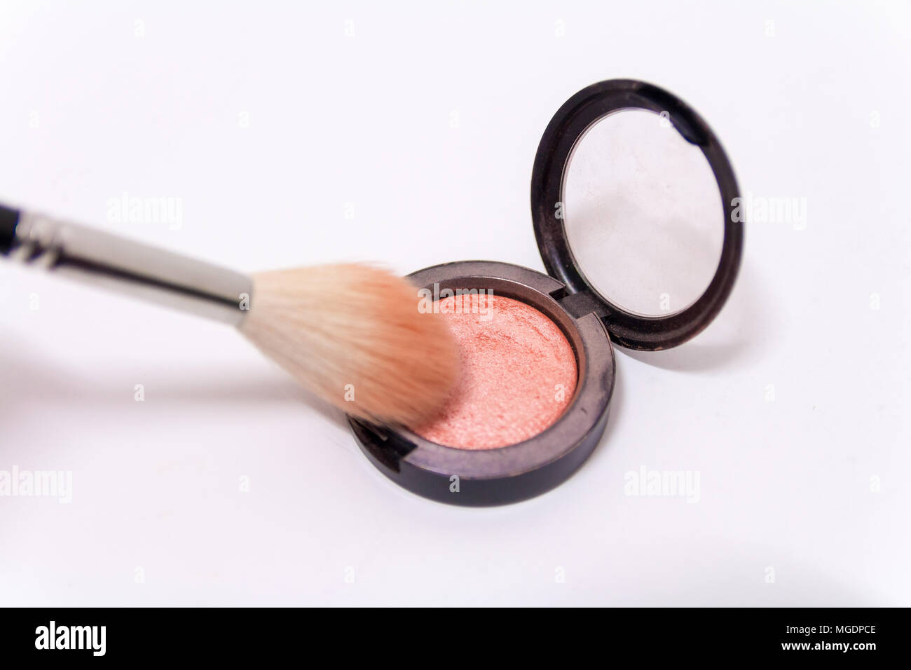 white blush makeup