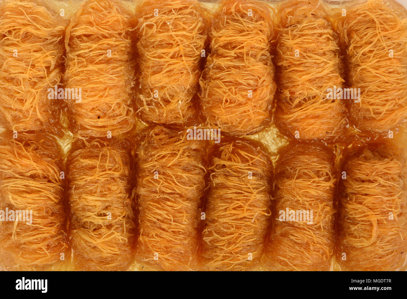 Traditional oriental dessert with syrup Stock Photo Alamy