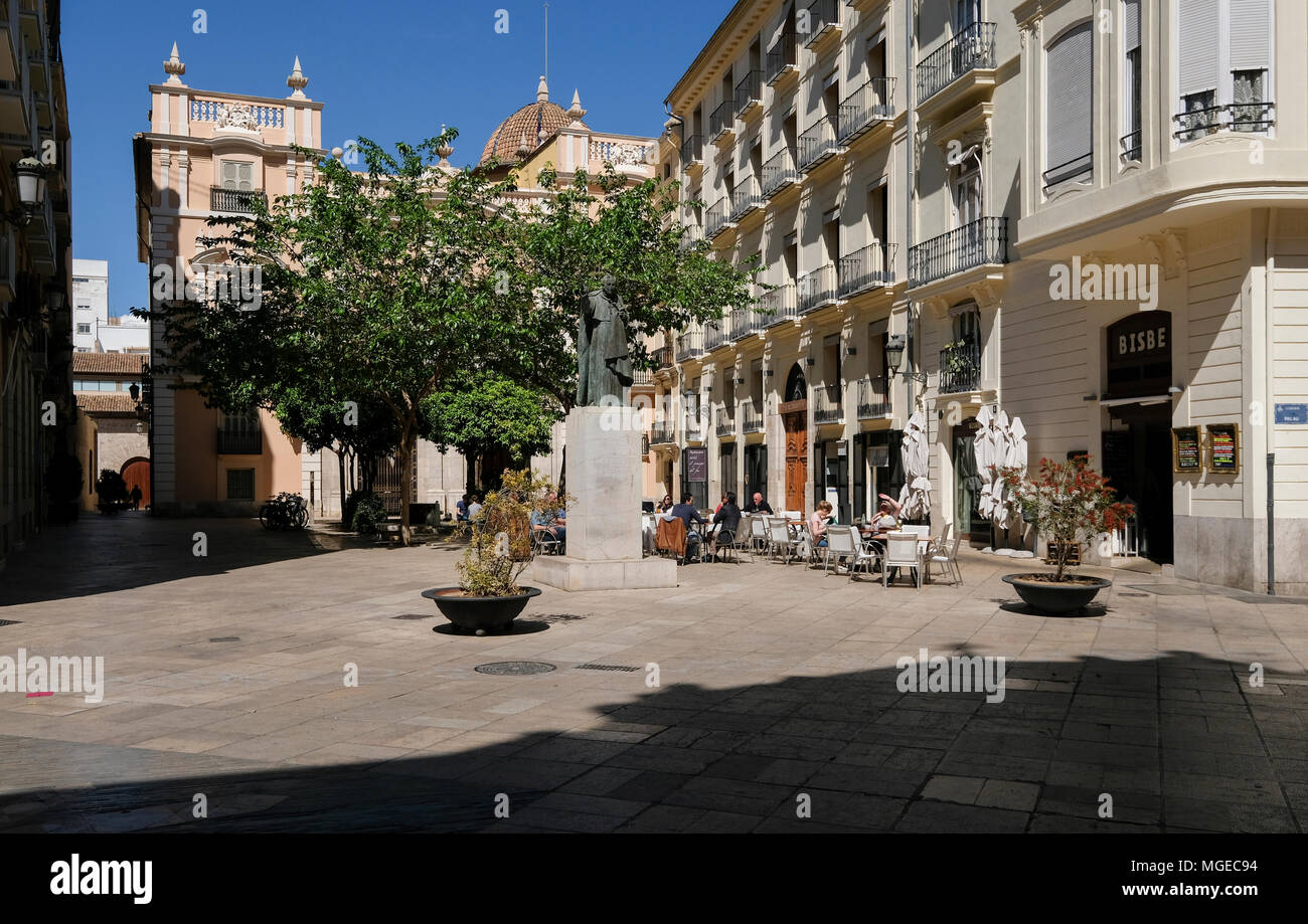 Street scene, North Ciutat Vella district, Valencia, Spain Stock Photo
