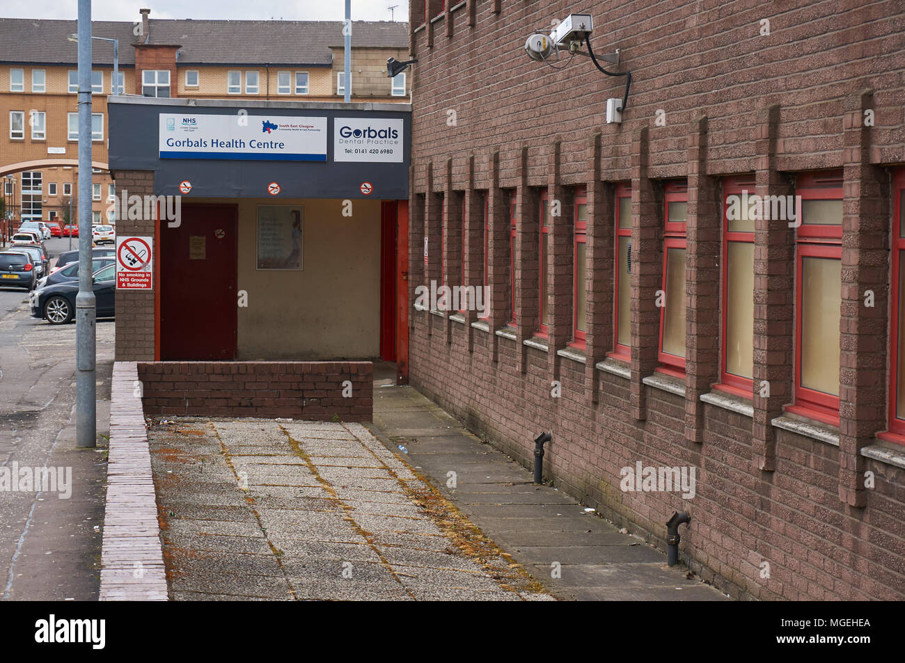 Health centre in New Gorbals district of Glasgow, Scotland, soon to be