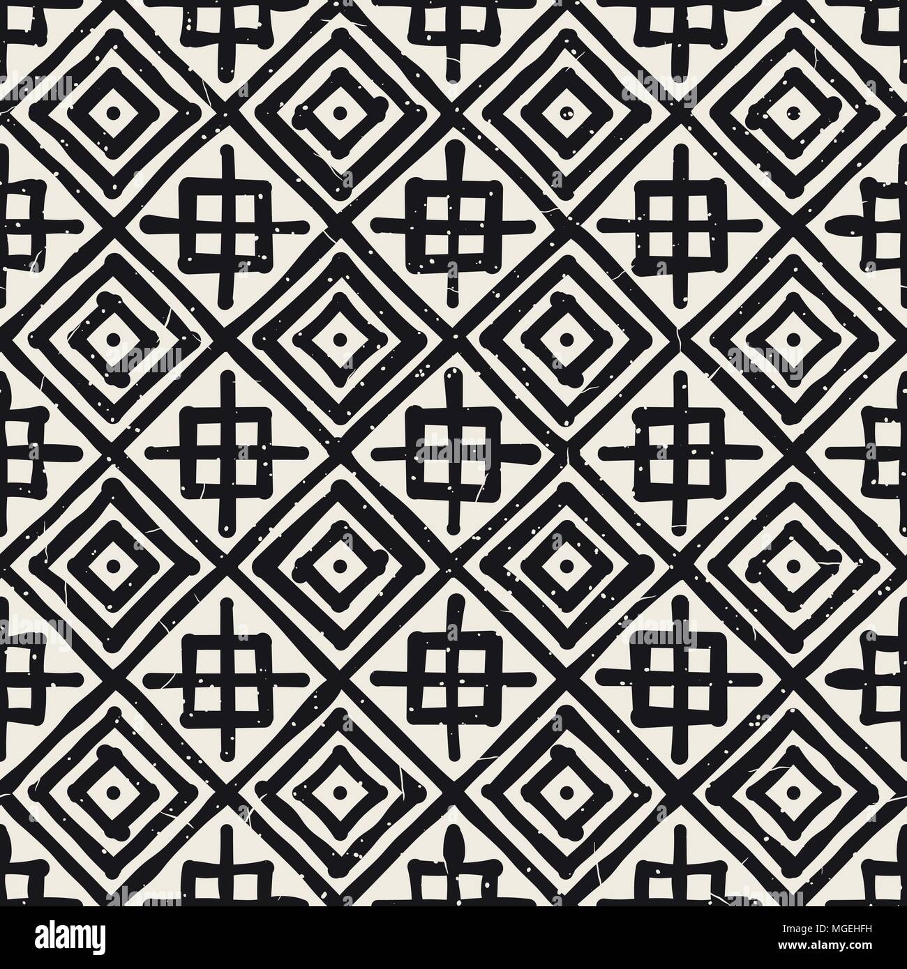 Vector seamless pattern. Modern stylish abstract texture. Repeating ...