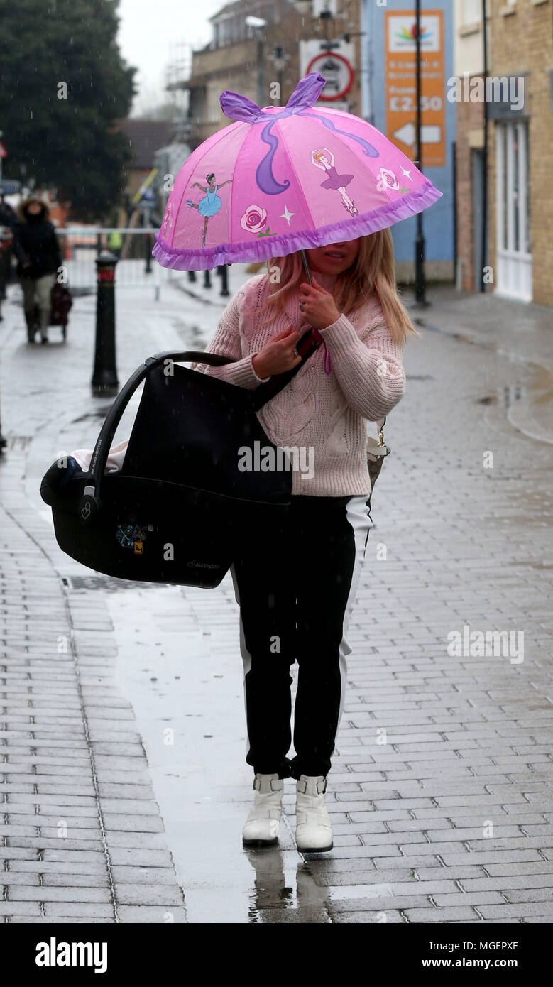 Katie Piper Out Shopping With Her Baby Daughter Penelope On A Rainy Day In Brentwood Featuring Katie Piper Penelope Piper Where Essex United Kingdom Katie Piper Out Shopping With Her Baby Daughter Penelope On A Rainy Day In Brentwood Featuring Katie Piper Penelope Piper Where Essex United Kingdom