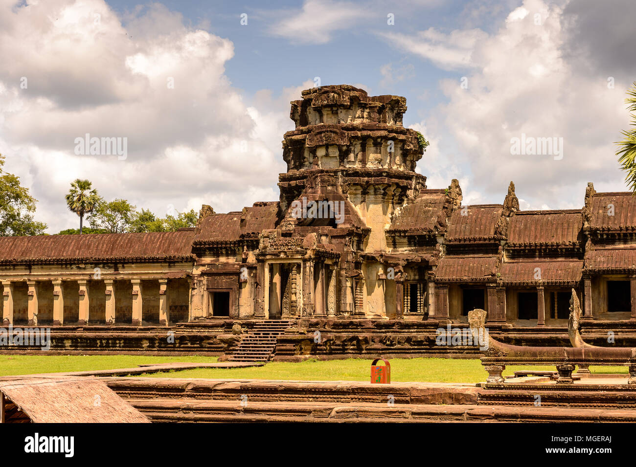 Angkor Wat, Cambodia, the largest religious monument in the world