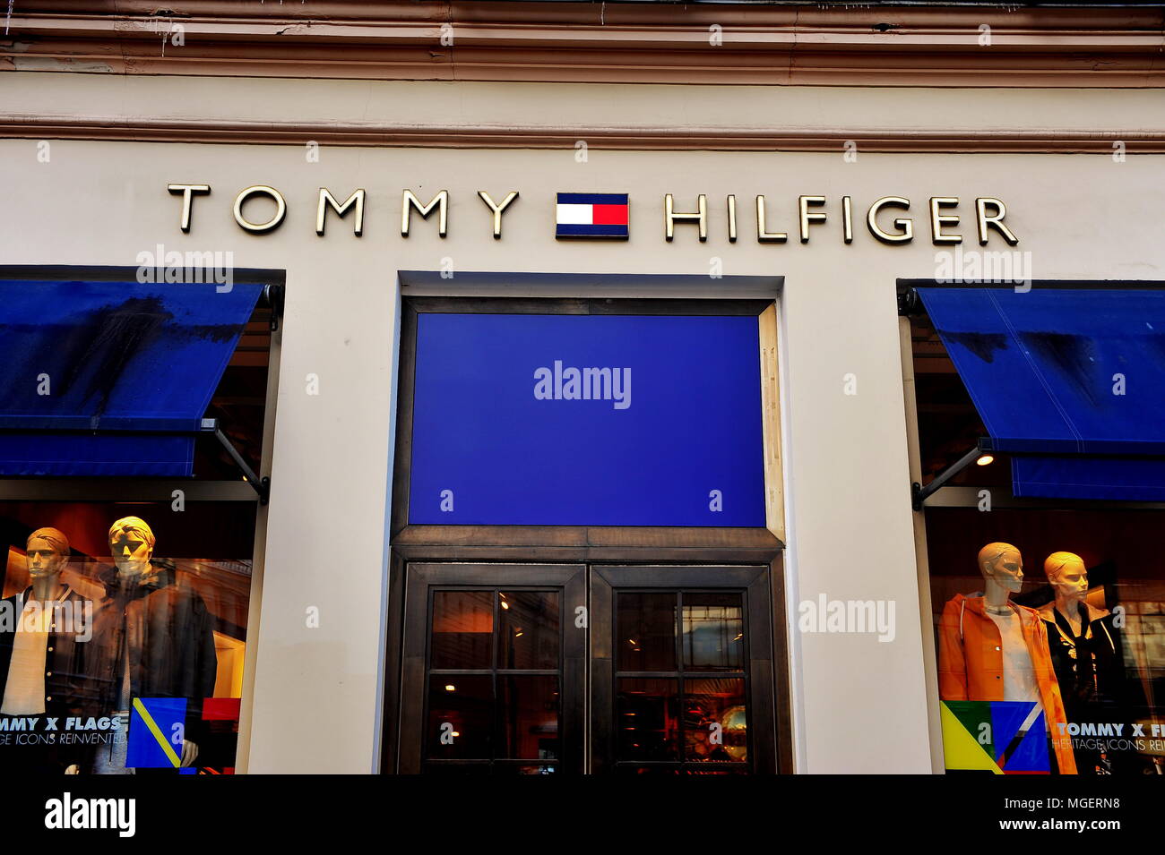 MOSCOW, RUSSIA - FEBRUARY 13: Facade of Tommy Hilfiger store in Moscow on  February 13, 2018 Stock Photo - Alamy