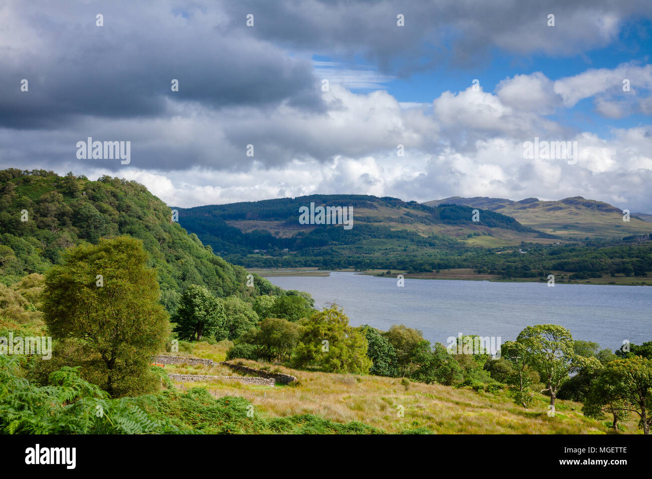 Loch Ruel or Loch Riddon on the Cowal peninsula at Argyll and Bute