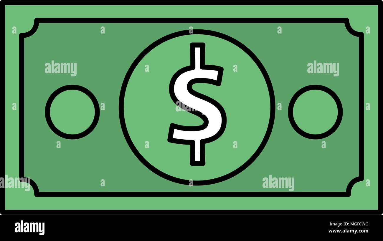 bill dollar money icon Stock Vector Image & Art - Alamy